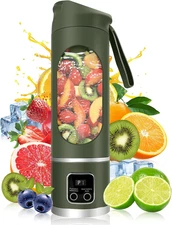 Portable Blender Personal Electric USB，500ML Portable Juicer Shakes and Smoothie