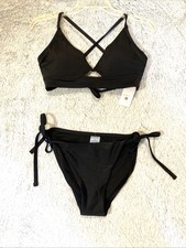 Shade & Shore Bikini 2 piece- Top Size 34D Bottom Size M (8-10) Hipster Cheeky
