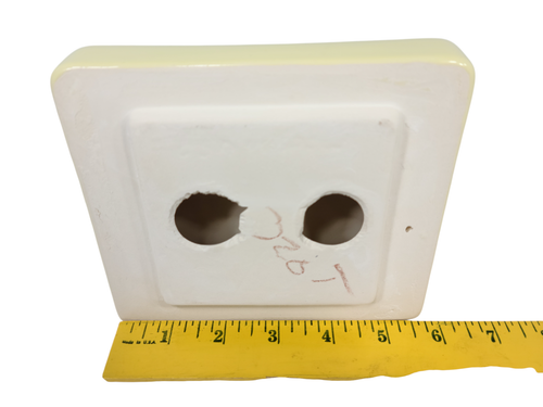 Saffron Yellow Ceramic Soap Dish Tray Holder Drain Lip Vintage Classic Color 211 - Picture 7 of 24