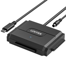 IDE/SATA to USB C 3.0 Adapter Universal Hard Drive Converter Fits 2.5/3.5 Inch