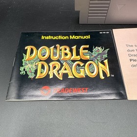 Double Dragon (NES, 1988) With Manual and Sleeve Tested & Working