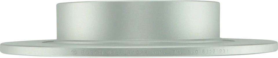 Rotor de freno de disco trasero QuietCast Bosch 2009-2014 Acura TSX 2010 2011 2012 Foto 3 de 4