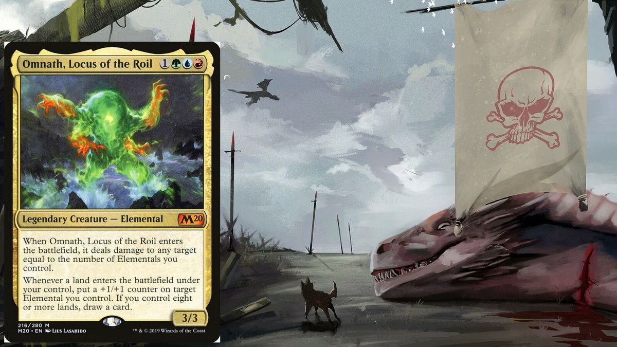 mtg omnath locus of the roil commander deck Omnath, Locus of Creation Land Landfall Ramp Magic MTG Commander Deck –  CommanderComplete main image 0