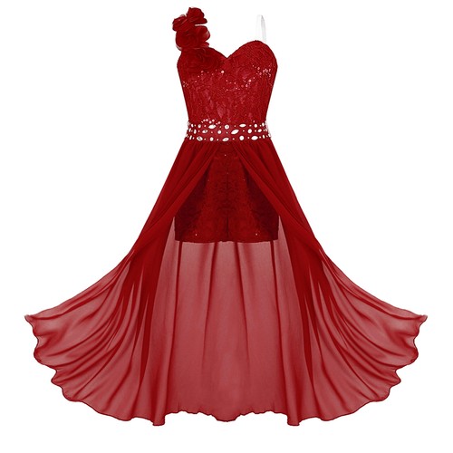 Kids Girls Dresses Bridesmaid Wedding Formal Party Gown Prom Princess - Picture 7 of 30