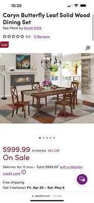 dining table set for 4