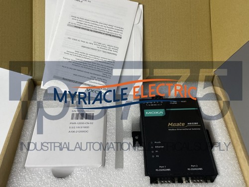 New In Box MOXA MGATE MB3280 2-Port Modbus - Picture 11 of 17