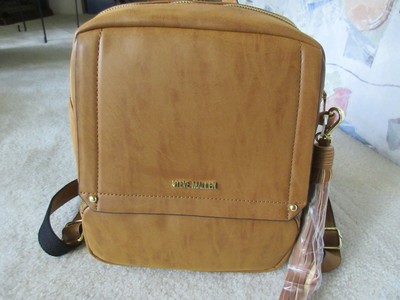 steve madden cognac backpack