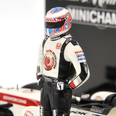 MINICHAMPS 060112 HONDA F1 model J BUTTON figure 1st win GP