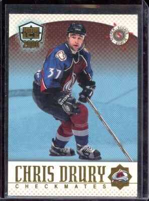 1999-00 Pacific Dynagon Ice Checkmates American #5 Chris Drury/Peter Forsberg