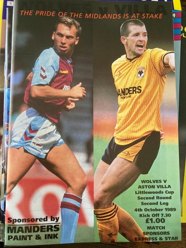Aston Villa CASA Y VISITANTE Programas 1989/90 1989 1990 Liga y Copa PUBLICACIÓN GRATUITA - Imagen 37 de 131