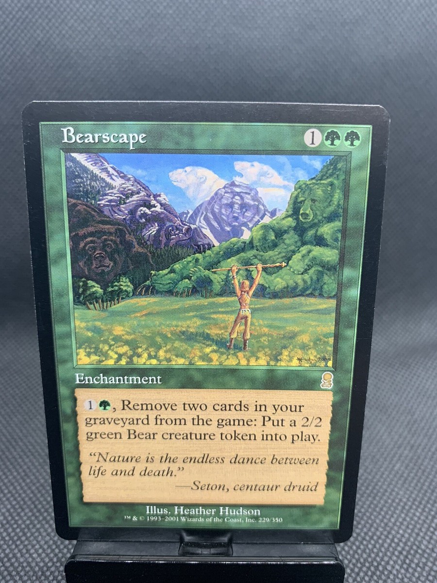 mtg bearscape card MTG - Odyssey - Rare