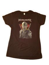Megadeth Dystopia 2016 Tour Concert Shirt Women s XL New