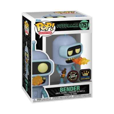 Funko Pop! Bender Futurama Glow in the Dark Chase Specialty Series #1757