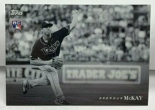 Brendan McKay 2020 Topps On Demand Black & White RC Rookie #57 - RAYS - SP /672