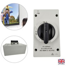 32A 2 POLE/4 POLE 1000VDC IP66 SOLAR/PV - TRUE DC ENCLOSED ROTARY ISOLATOR UK