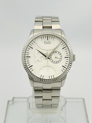 Dolce & Gabbana Time DW0755 Men's Round Analog Date Stainless