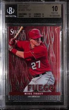 2013 Select En Fuego 2 Mike Trout BGS 10 PRISTINE