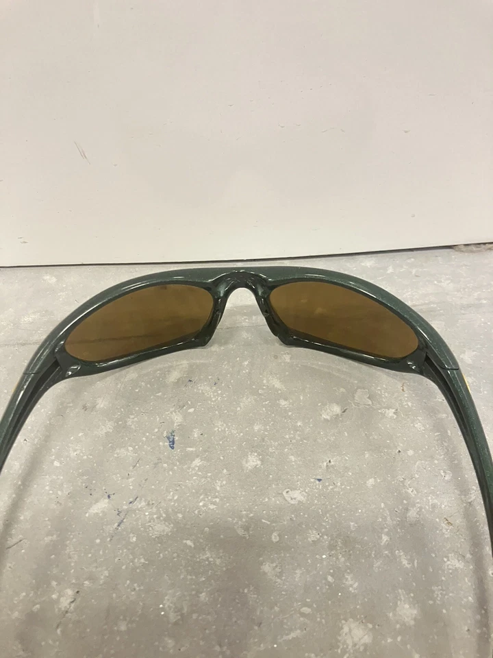 Lentes doradas Oakley Twentys de colección con marco esmeralda RARAS SIN NARIZ/almohadillas para las orejas Foto 2 de 4