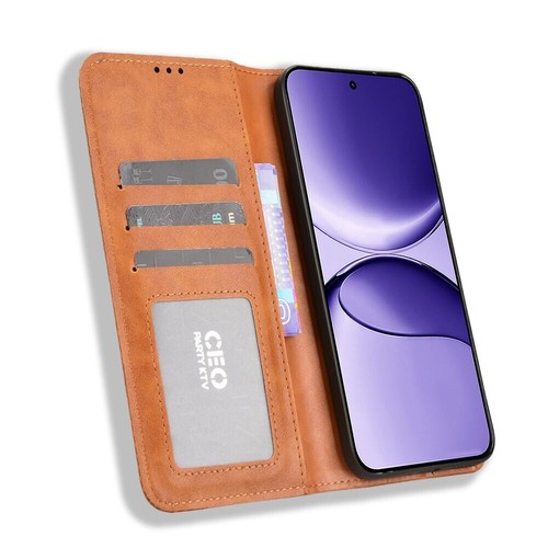 For XiaoMi Poco F7, Luxury Retro Flip Leather Wallet Stand Card Slots Cover Case - Picture 17 of 24