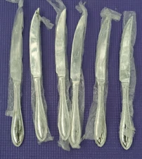6-WALLACE AMERICAN TRADITION Stainless STEAK KNIVES 9 1/4"
