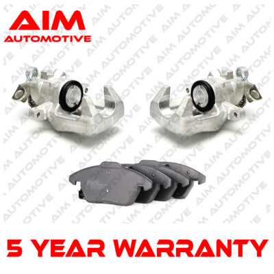 Brake Calipers + Pads Rear Aim Fits Peugeot 308 2007-2014 308 CC 2009-2014