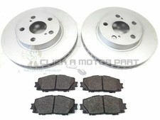 Front 2 Brake Discs And Pads For Toyota Prius 1.8 VVTi 2016-2020