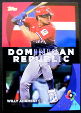 ⚾ 2023 Topps Willy Adames World Classic Black Border Serial # /299