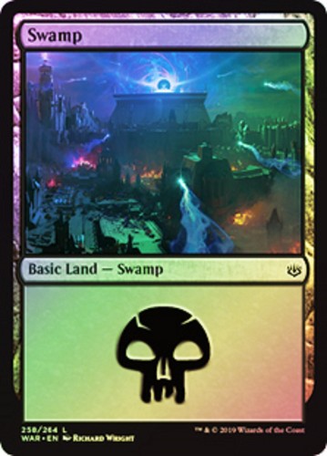 MtG Magic The Gathering War of the Spark FOIL Basic Land & Common Cards x1 - Picture 48 of 58