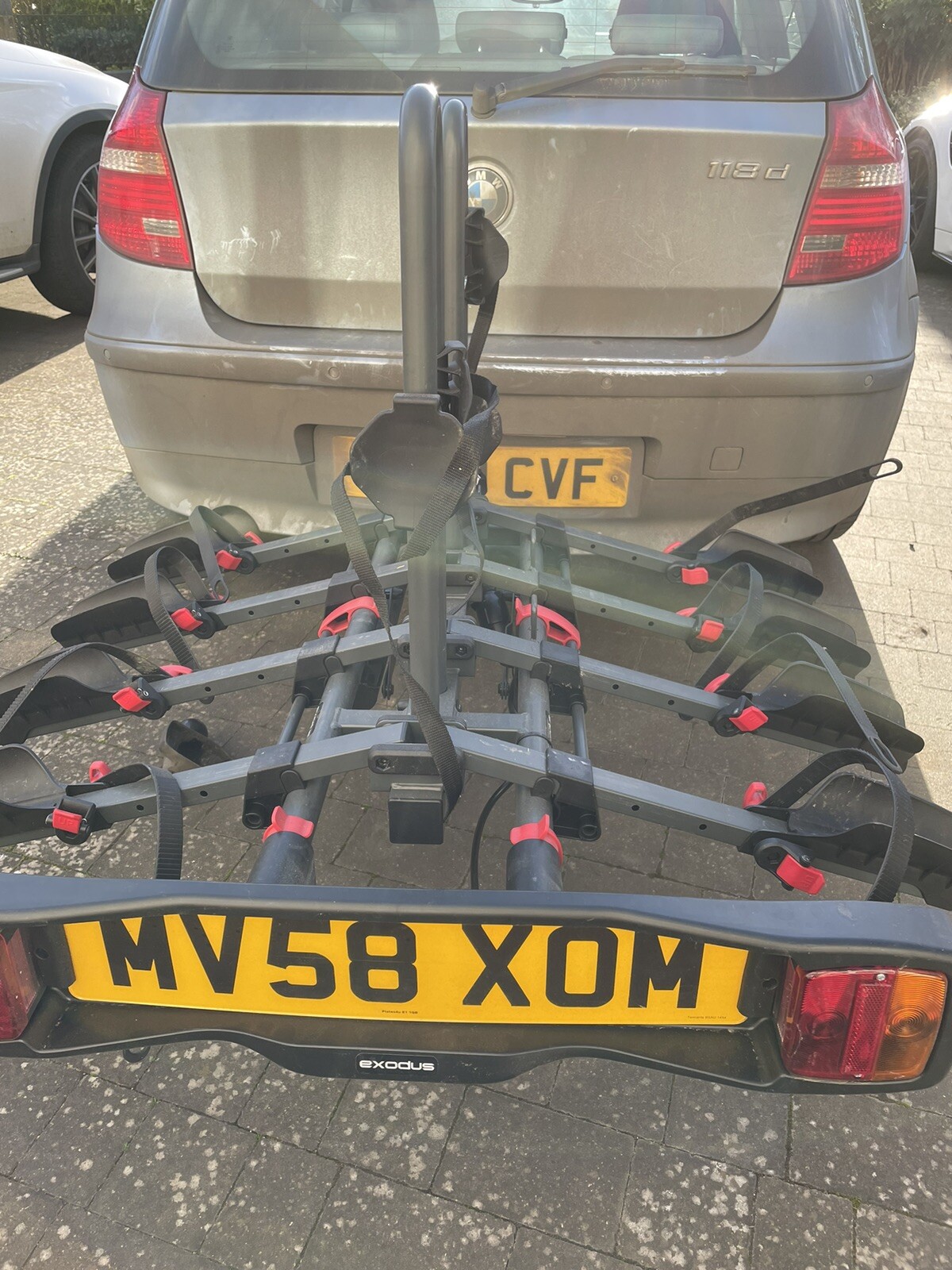 Exodus 4 Bike Towbar Mounted Bike Rack Cycle Carrier eBay