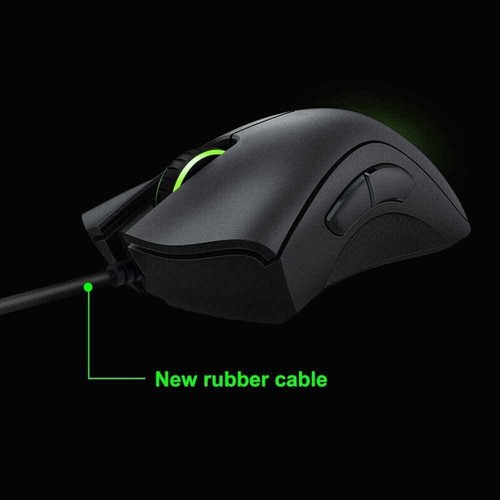 Razer DeathAdder Essential Wired Gaming Mouse Mice 6400DPI Optical - Black UK - Picture 3 of 10