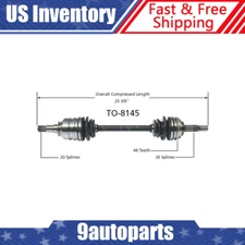 Fits 1994 -1999 Toyota Celica GT Front Left CV Axle CV Joint Automatic trans.
