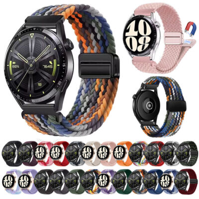 Magnetic Braided Band For Huawei Watch GT 4 46mm GT 3/2 46/42mm Watch 4 3 Strap