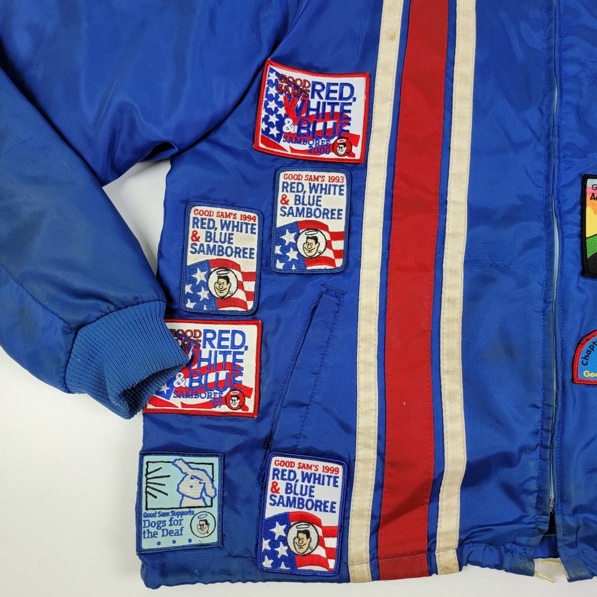 Vintage Good Sam Club Jacket 40+ Rare Patches Windbreaker