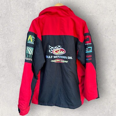 GULF WESTERN MOTOR OIL RACING JACKET Size L/XL