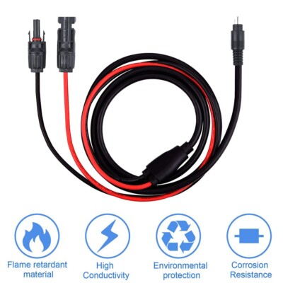 DC 8mm High Quality Connector Adapter Cable Power Plug For Solar Panel Connecto