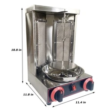 LP Gas Turkey Barbecue Machine Automatic Rotary Oven Barbecue