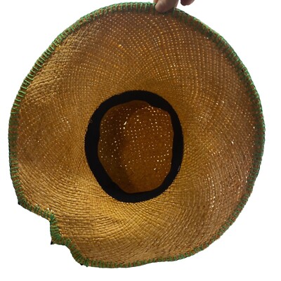 Leopard Banded Straw Sun Hat | eBay display picture 2