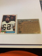 1981 John Hill Saints Topps Card 26