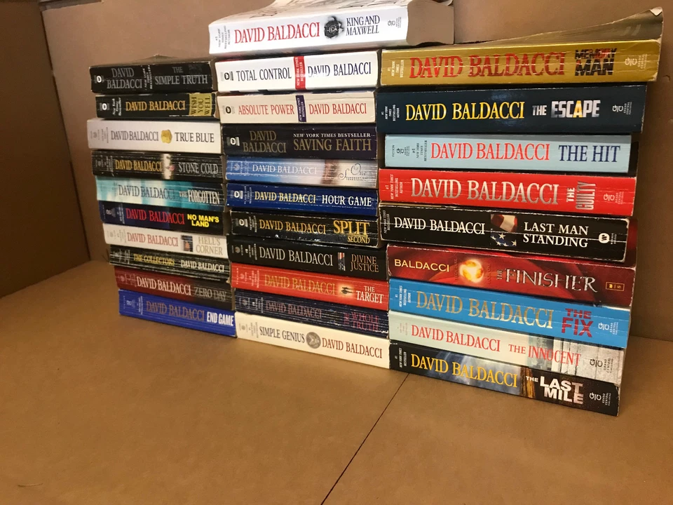 Lot of 10 DAVID BALDACCI Books KING & MAXWELL WILL ROBIE PULLER PAPERBACK*RANDOM - Image 2 of 4
