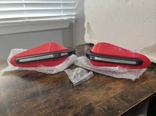 Universal Motorcycle Red Handguard with Light NEW