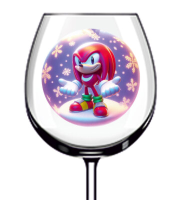 12x bunte Weihnachtsknöchel Vinyl Aufkleber Abziehbild Becher Weinglas Flasche