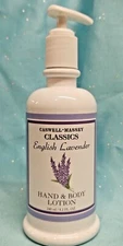 Caswell Massey Classics ENGLISH LAVENDER Hand & Body Lotion Moisturizer 8.2 oz!!