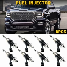 Set of 8 Fuel Injectors 12668390 for 14-18 Chevy GMC 1500 GM Trucks 4.3L 5.3L V8