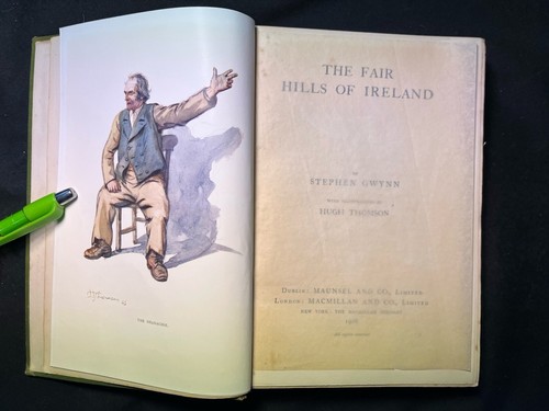 1906 The Fair Hills of Ireland by Stephen Gwynn Illus. 4 Colored Plates, 1st Ed. - Bild 8 von 24