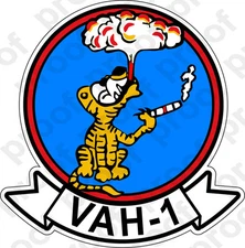 STICKER USN VAH 1 Smokin Tigers