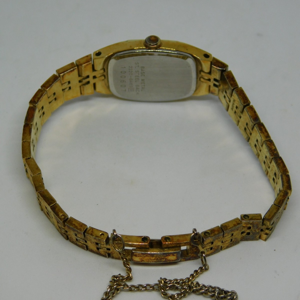 SEIKO 2320-6469 Gold Tone Quartz Analog Women's Watch Sz. 6