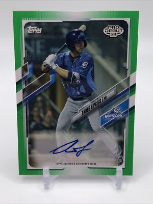 2021 Topps Pro Debut Green Auto /99 Andre Lipcius #PD-135 Auto