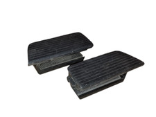 2x Opel Astra G Caravan Kombi Laderaumabdeckung Hutablage Endstück 90562527