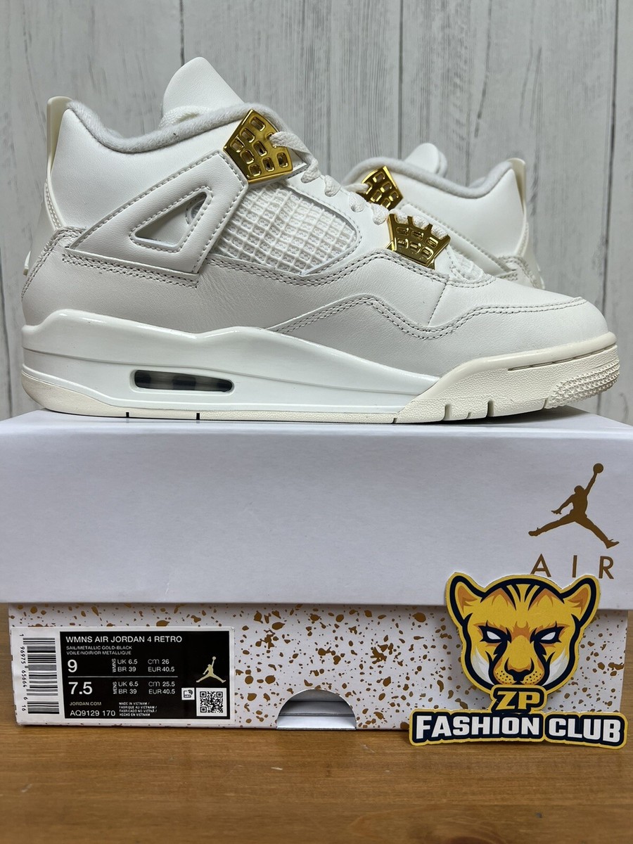 Size 11 - Air Jordan 4 Retro Metallic Gold W for sale online Size 11 - Air Jordan 4 Retro Metallic Gold W for sale online
