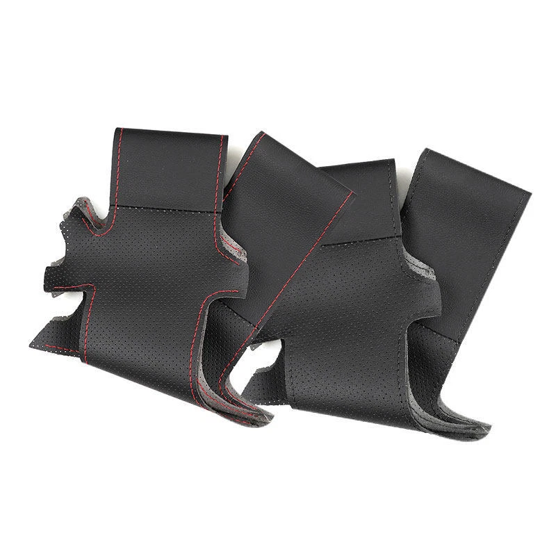 Cubierta protectora antideslizante para volante de costura de coche para Nissan Almera X-Trail Foto 2 de 4